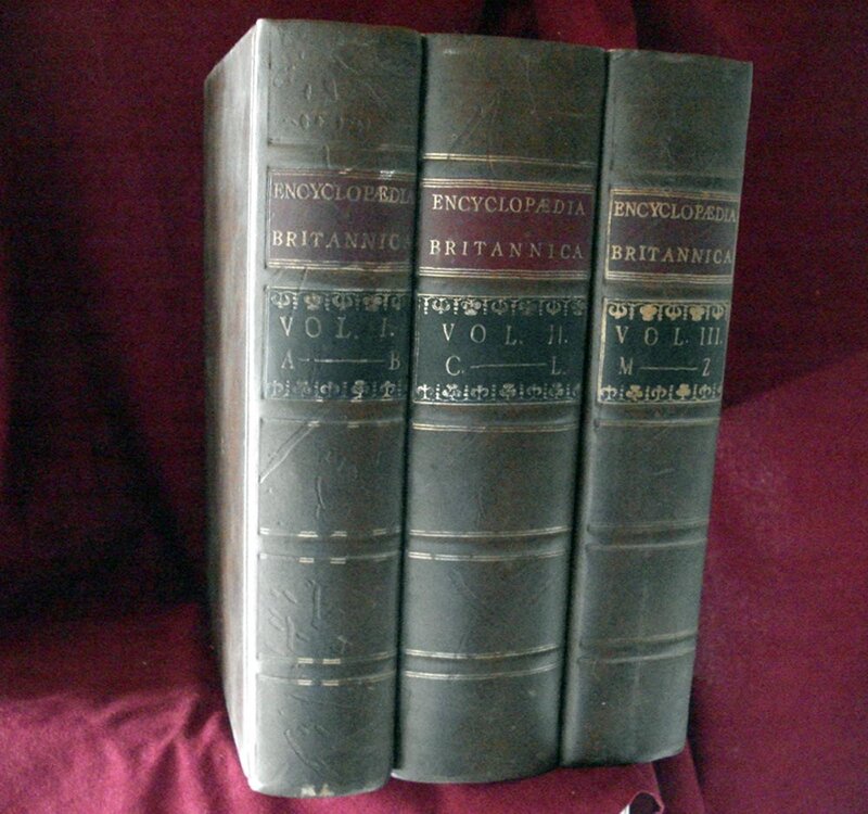 Первое издание энциклопедии «Британника», 1771 г.