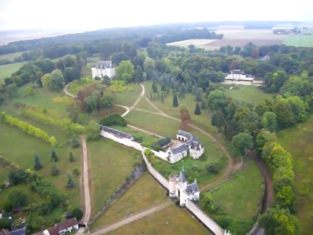 Château du Temple с высоты