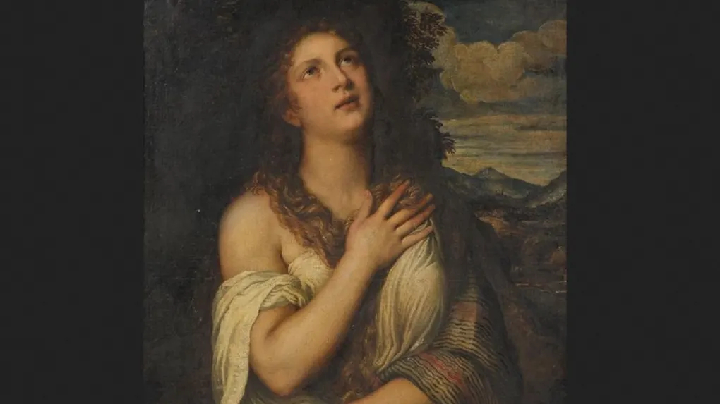 Картина XVII века, изображающая Марию Магдалину